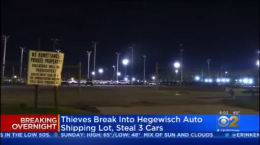 Thieves Break Into Hegewisch Auto Shipping Lot, Steal 3 Car