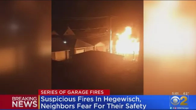 More Fires Reported In Hegewisch Overnight After Arson Suspected In Weekend Garbage Can Fires